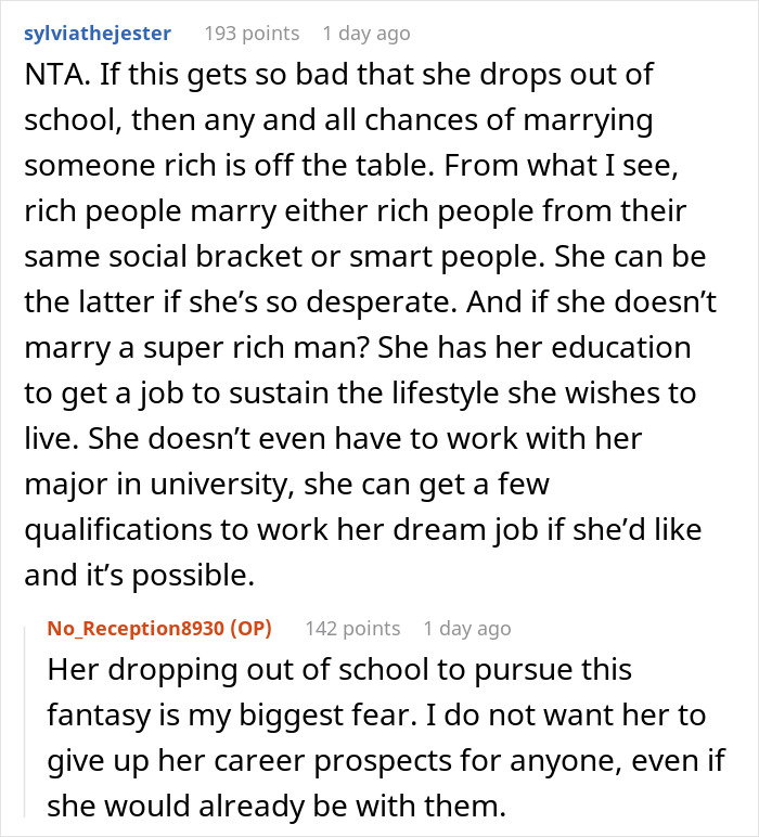 Woman Becomes Obsessed With The Idea Of Dating A Billionaire, Her Dad Gives Her A Reality Check