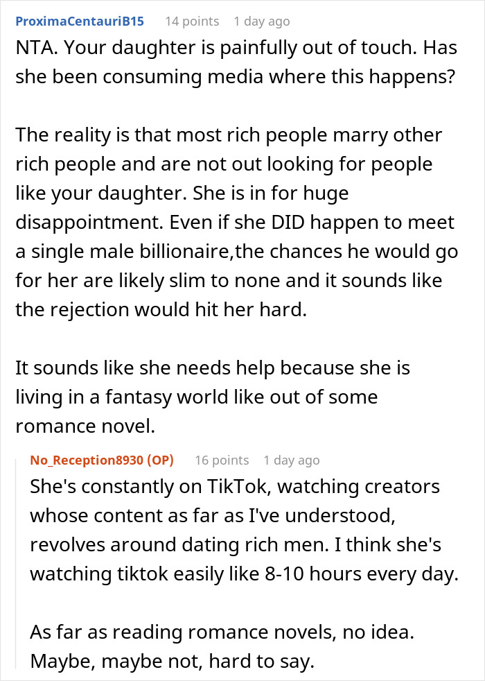 Woman Becomes Obsessed With The Idea Of Dating A Billionaire, Her Dad Gives Her A Reality Check