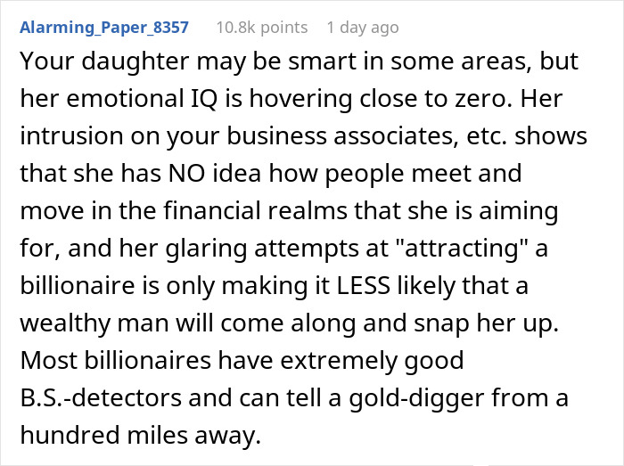 Woman Becomes Obsessed With The Idea Of Dating A Billionaire, Her Dad Gives Her A Reality Check
