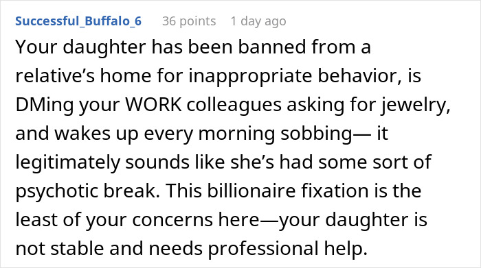 Woman Becomes Obsessed With The Idea Of Dating A Billionaire, Her Dad Gives Her A Reality Check