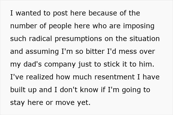 Retiring Dad Picks Prot&eacute;g&eacute; As Main Heir To The Business, Son Gets A Small Slice And More Resentment