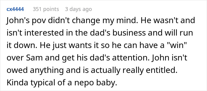 Retiring Dad Picks Prot&eacute;g&eacute; As Main Heir To The Business, Son Gets A Small Slice And More Resentment