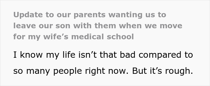 Grandparents Kick Young Family Out For Refusing To Leave Their Toddler Behind For Medical School