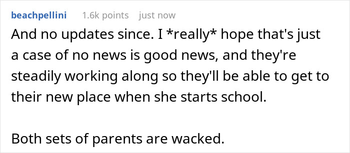 Grandparents Kick Young Family Out For Refusing To Leave Their Toddler Behind For Medical School