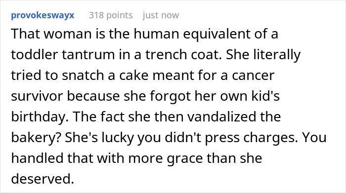 Entitled Mom Throws A Tantrum At Bakery, Tries To Steal Cancer Patient’s Cake For Her Child’s B-Day