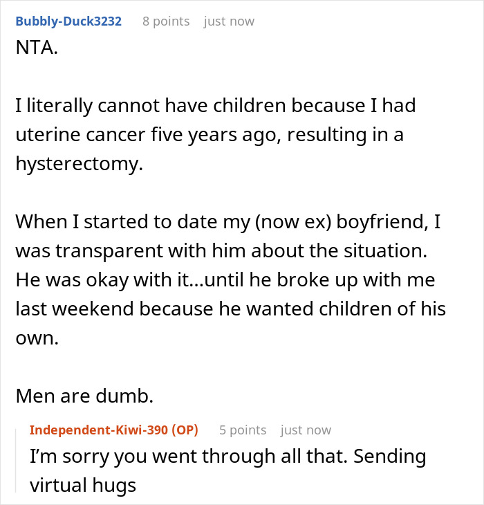 Boyfriend Demands A Veto On Woman’s Medical Procedure To Keep His Fatherhood Dreams Alive