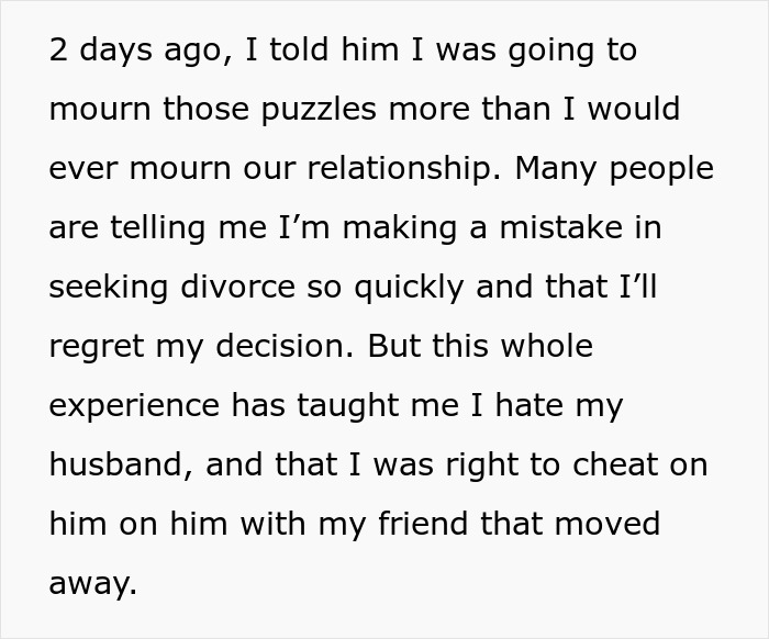 &ldquo;A Waste Of A Pretty Face&rdquo;: Woman Leaves Husband Of 6 Years After He Threw Away Her Puzzle