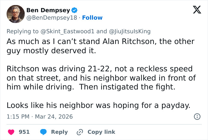 New Twist In Alan Ritchson Case As Police Make Decision On Charges For ‘Reacher’ Star