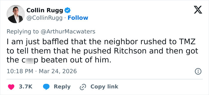 New Twist In Alan Ritchson Case As Police Make Decision On Charges For ‘Reacher’ Star