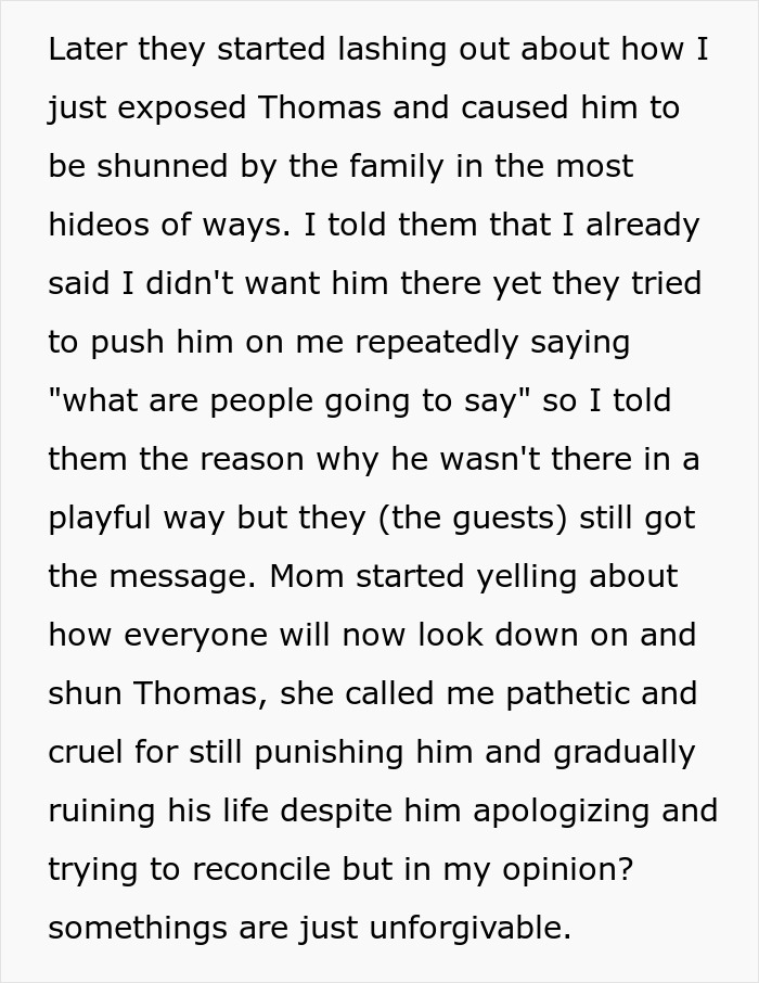 Groom Lets Every Wedding Guest Know Exactly Why His Jerk Brother Is Not There