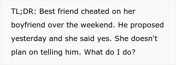 Cheater Hides One Night Stand From BF, Friend Threatens To Expose Her, Finds Out A Horrible Secret