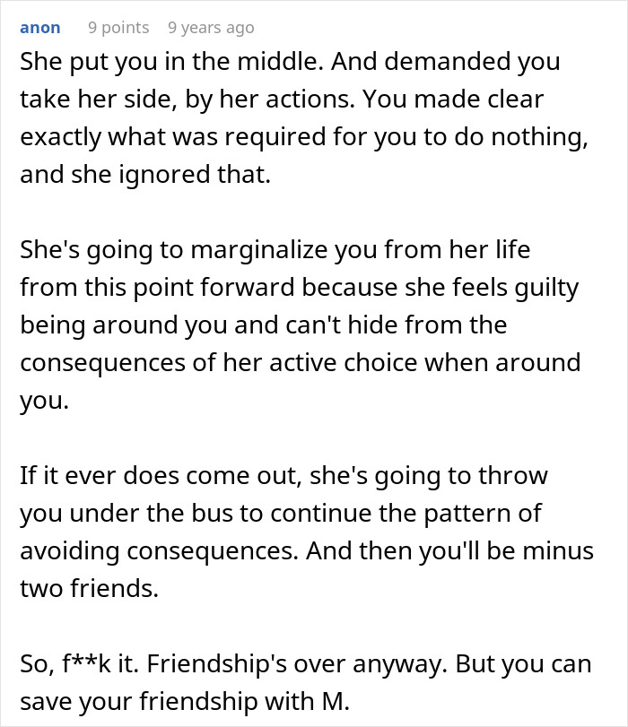 Cheater Hides One Night Stand From BF, Friend Threatens To Expose Her, Finds Out A Horrible Secret