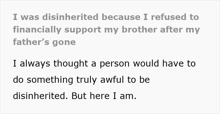 Dad Expects Daughter To Support Moocher Bro After He’s Gone, Kicks Her Out Of Will As She Says No