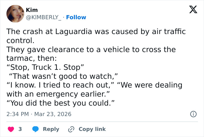 Bombshell New Theory Emerges In LaGuardia Crash, Could Clear Air Traffic Controller