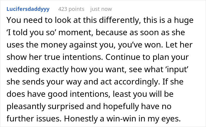 Bride Refuses MIL’s $25K Wedding Gift And Sparks A Huge Debate On Whether It’s Olive Branch Or Trap Bride Refuses MIL’s $25K Wedding Gift And Sparks A Huge Debate On Whether It’s Olive Branch Or Trap