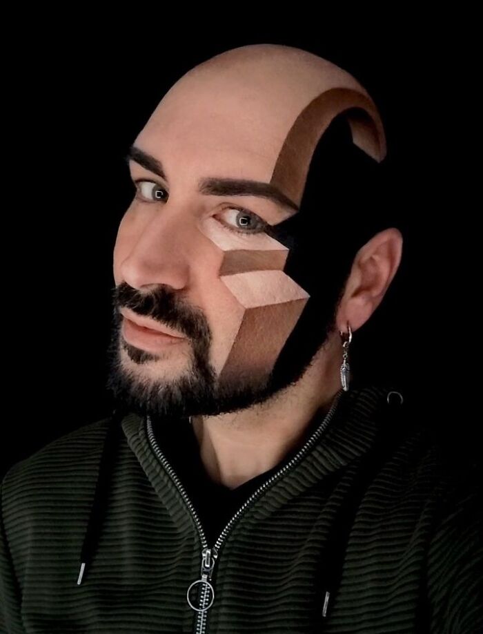 This Italian Artist Turns His Face Into Jaw-Dropping 3D Optical Illusions (26 New Pics) This Italian Artist Turns His Face Into Jaw-Dropping 3D Optical Illusions (26 New Pics)