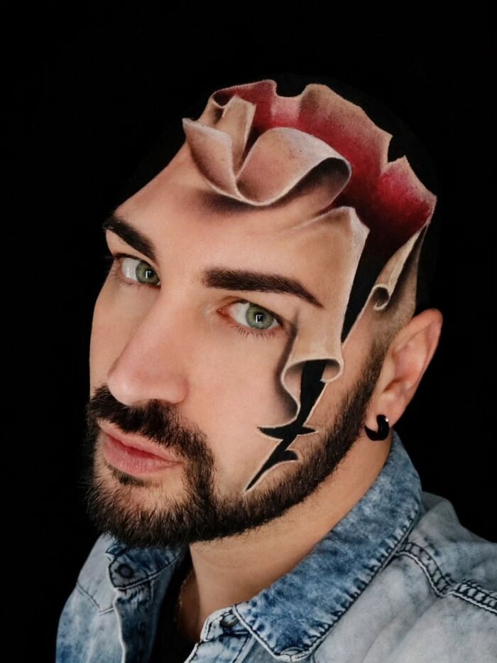 This Italian Artist Turns His Face Into Jaw-Dropping 3D Optical Illusions (26 New Pics) This Italian Artist Turns His Face Into Jaw-Dropping 3D Optical Illusions (26 New Pics)