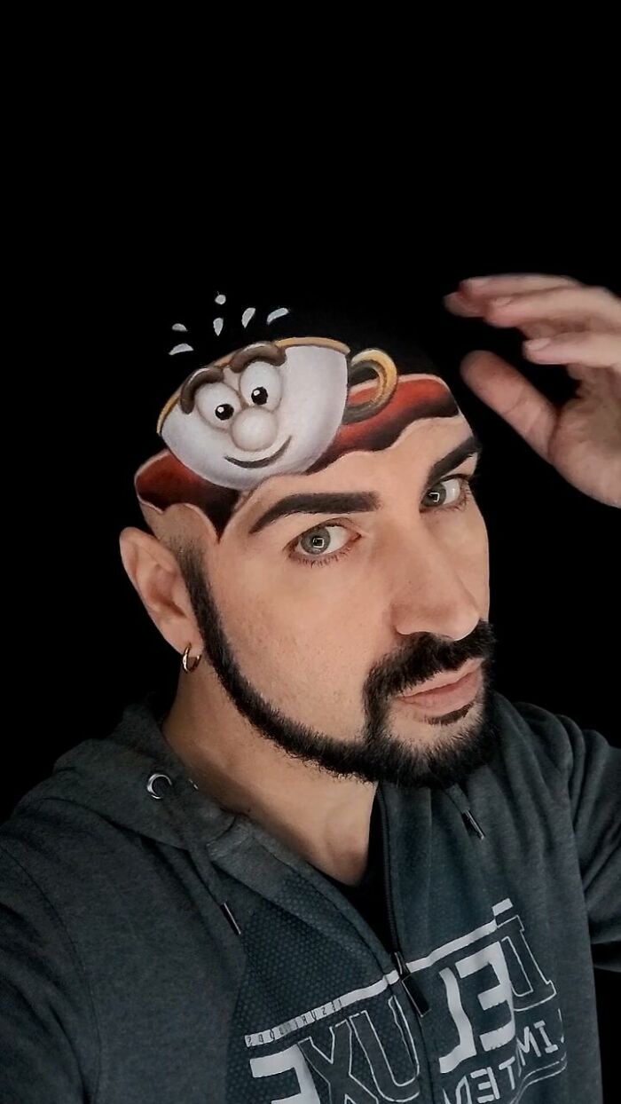 This Italian Artist Turns His Face Into Jaw-Dropping 3D Optical Illusions (26 New Pics) This Italian Artist Turns His Face Into Jaw-Dropping 3D Optical Illusions (26 New Pics)