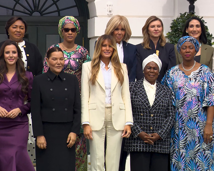 Melania Trump’s Moment With Robot Has Everyone Spotting The Same Strange Detail