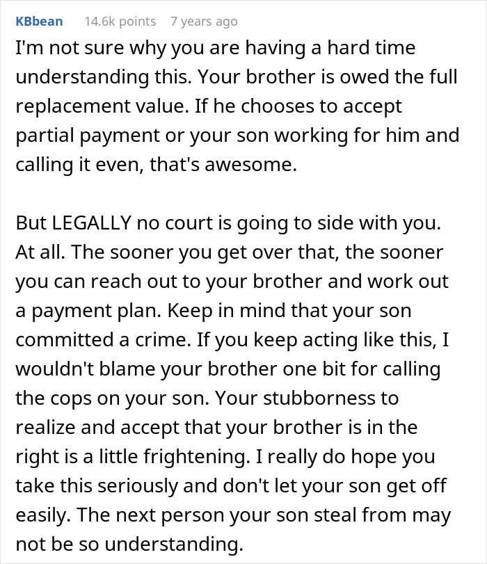 Man Refuses To Pay Brother Back For A Figurine His Son Stole Until He Finds Out The Reason Behind It