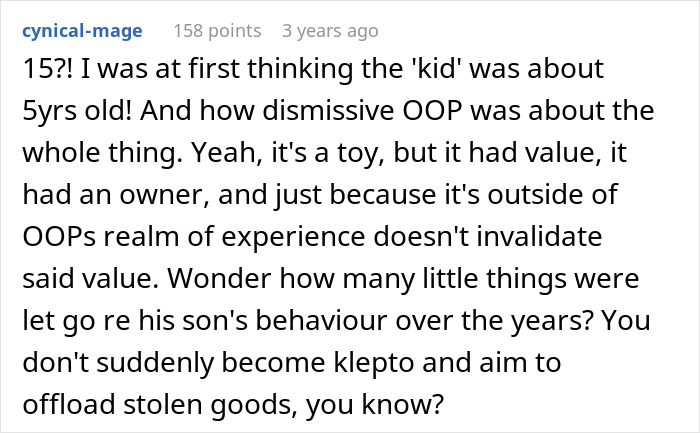 Man Refuses To Pay Brother Back For A Figurine His Son Stole Until He Finds Out The Reason Behind It