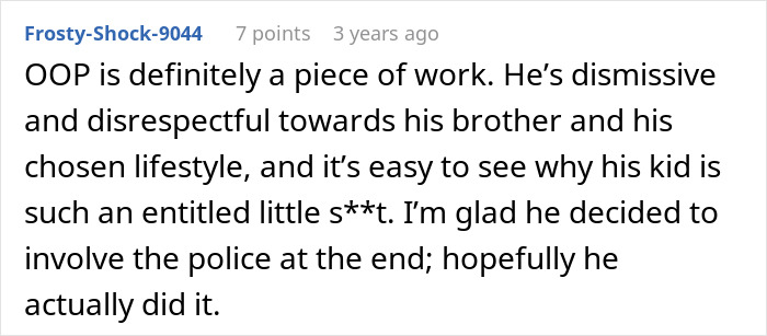 Man Refuses To Pay Brother Back For A Figurine His Son Stole Until He Finds Out The Reason Behind It