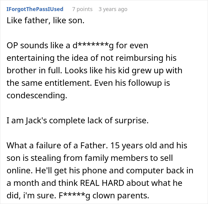 Man Refuses To Pay Brother Back For A Figurine His Son Stole Until He Finds Out The Reason Behind It