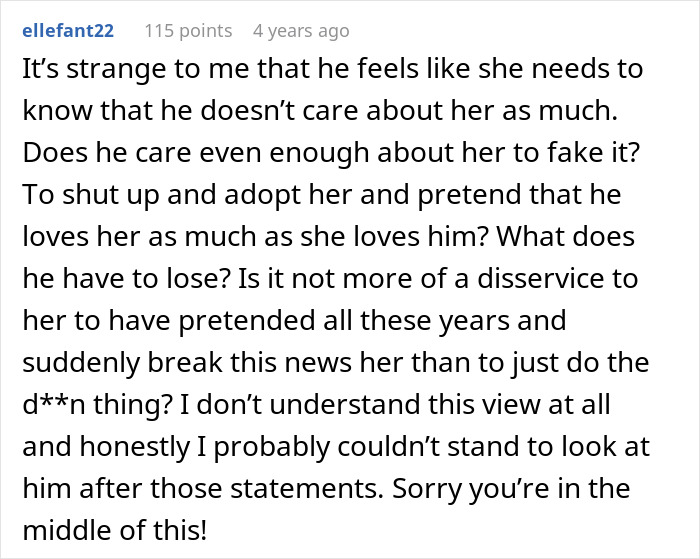 Man Refuses To Adopt Stepdaughter After Raising Her For 10 Years, Breaks Her Heart