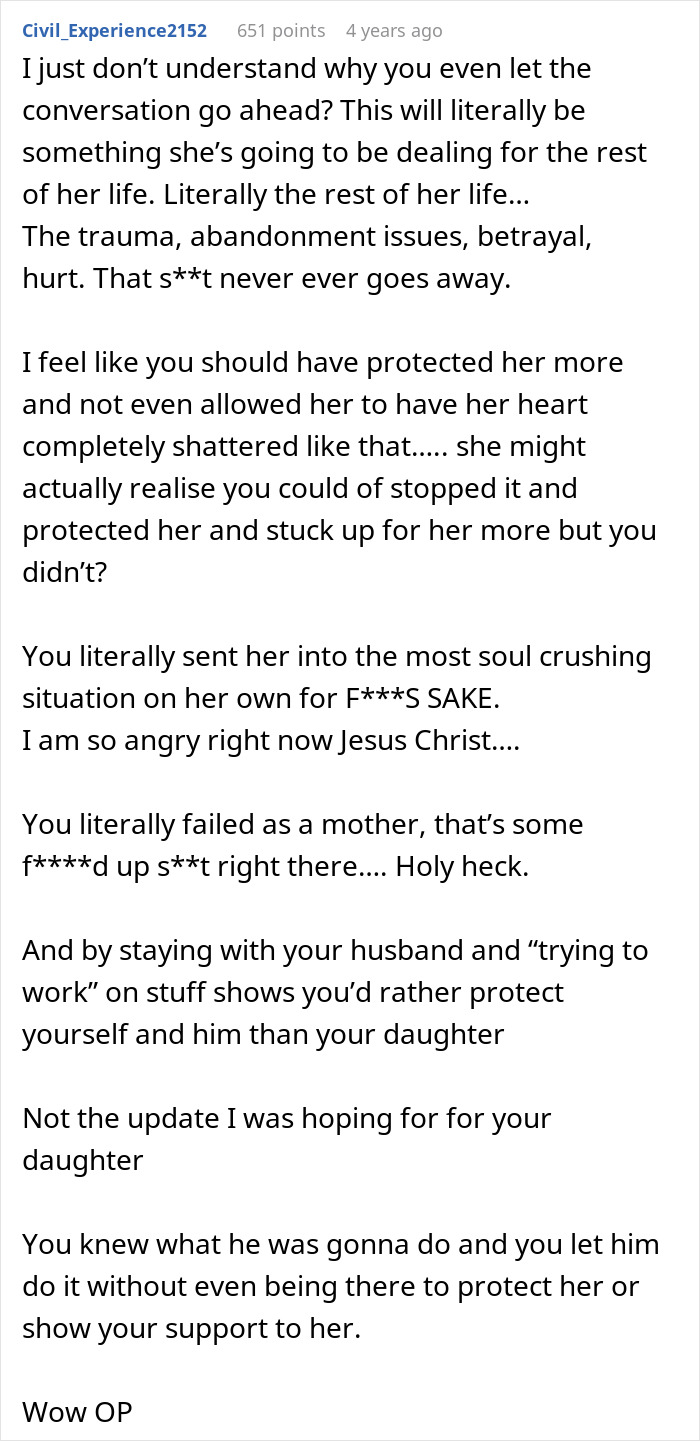 Man Refuses To Adopt Stepdaughter After Raising Her For 10 Years, Breaks Her Heart