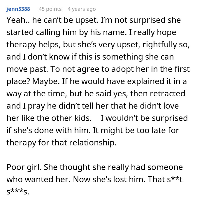 Man Refuses To Adopt Stepdaughter After Raising Her For 10 Years, Breaks Her Heart