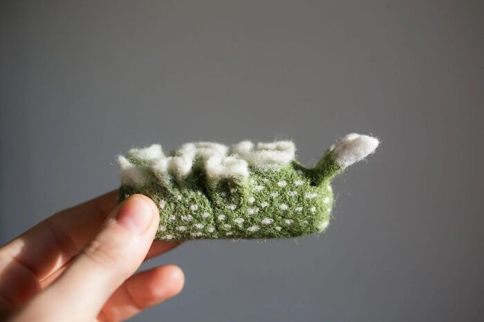 Artist Creates Adorable Felted Figurines Inspired By Colorful Sea Slug Species (34 Pics)