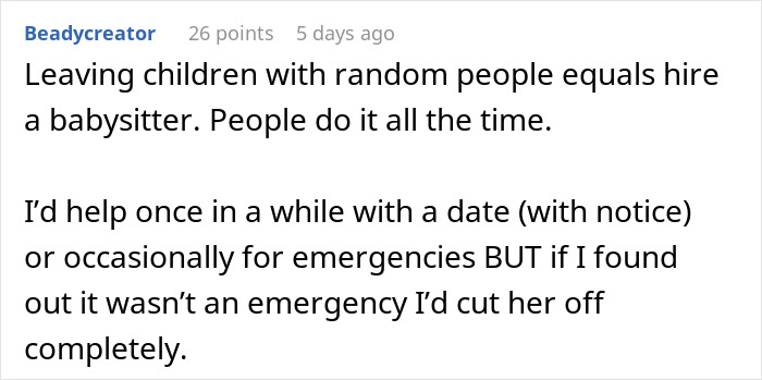 Mom Uses Sis As A Free Sitter Constantly, She Draws The Line After Realizing She’s “Co-Parenting” Mom Uses Sis As A Free Sitter Constantly, She Draws The Line After Realizing She’s “Co-Parenting”