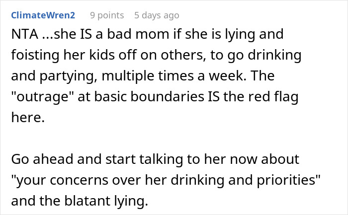 Mom Uses Sis As A Free Sitter Constantly, She Draws The Line After Realizing She’s “Co-Parenting” Mom Uses Sis As A Free Sitter Constantly, She Draws The Line After Realizing She’s “Co-Parenting”