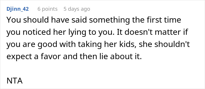 Mom Uses Sis As A Free Sitter Constantly, She Draws The Line After Realizing She’s “Co-Parenting” Mom Uses Sis As A Free Sitter Constantly, She Draws The Line After Realizing She’s “Co-Parenting”