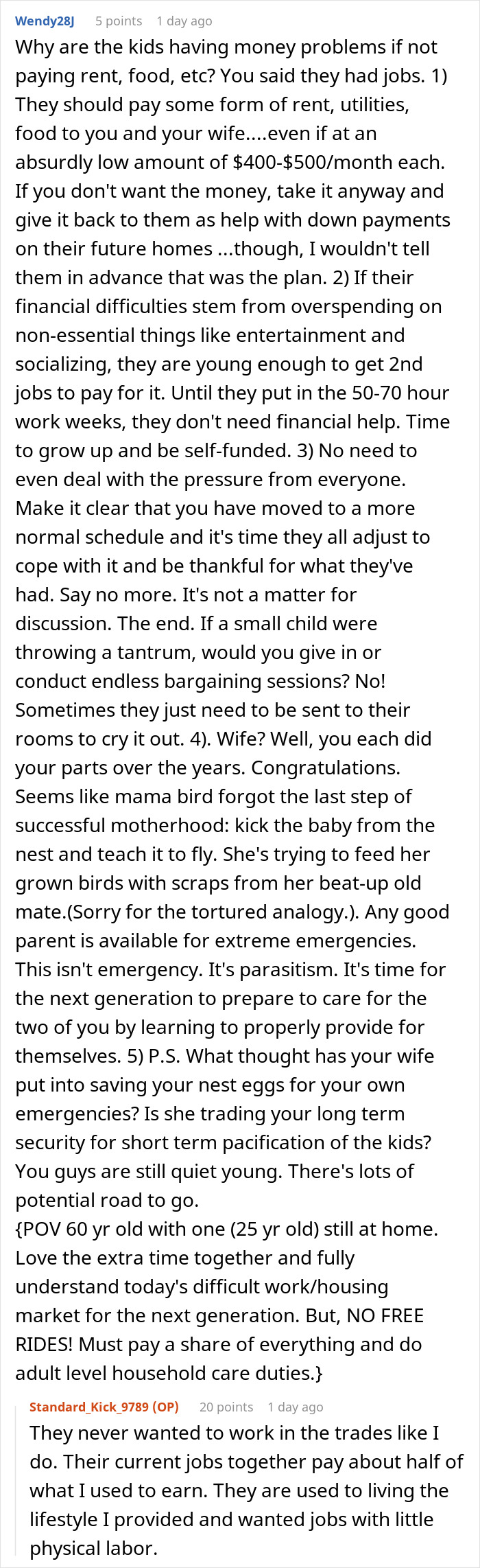 Homemaker Laments About Adult Kids Not Having Luxury Cars, Exhausted Hubby Tells Her To Get A Job