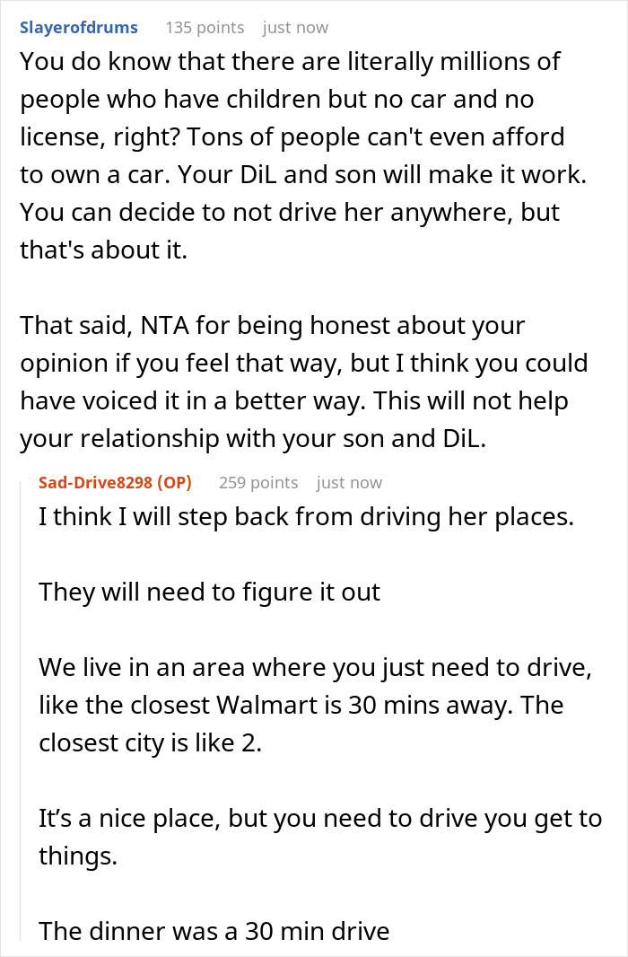 DIL Is Too Anxious To Even Learn To Drive, Hurt After MIL Says She Can&rsquo;t Be A Parent Then