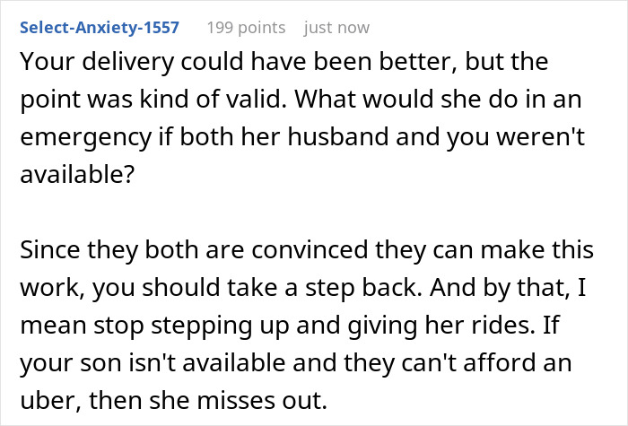 DIL Is Too Anxious To Even Learn To Drive, Hurt After MIL Says She Can&rsquo;t Be A Parent Then