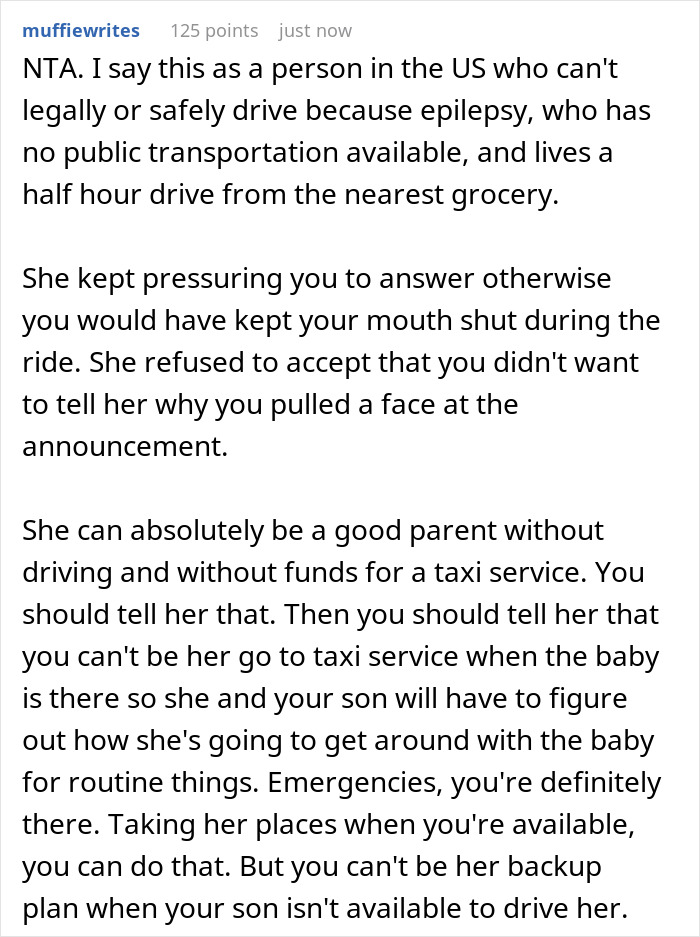 DIL Is Too Anxious To Even Learn To Drive, Hurt After MIL Says She Can&rsquo;t Be A Parent Then