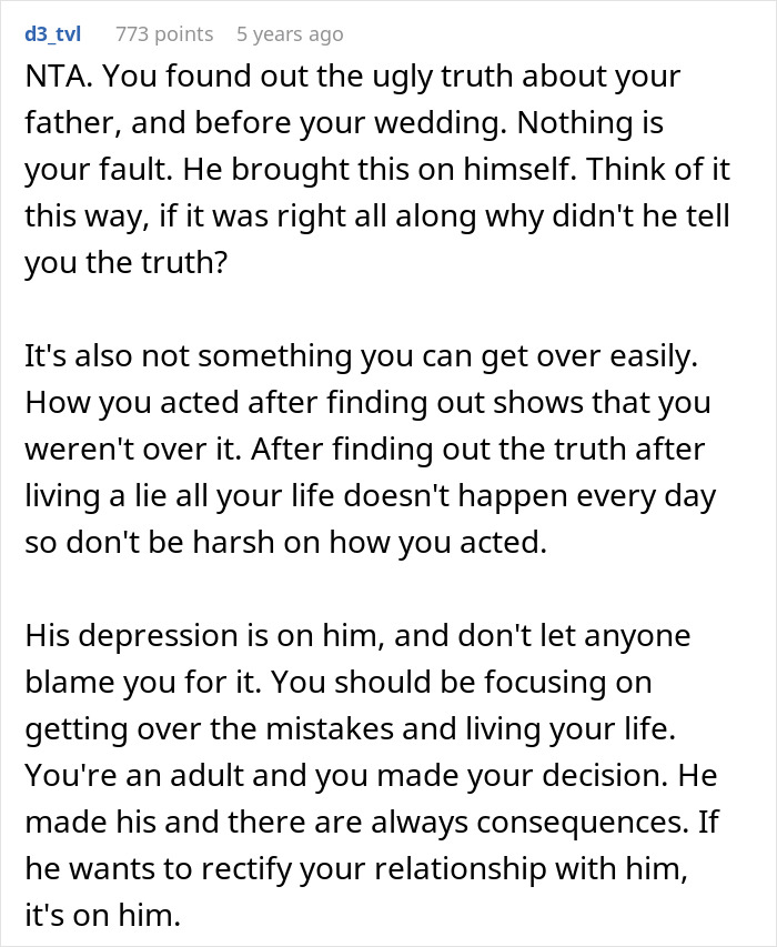 Bride Discovers Dad’s Dirty Secret Days Before Wedding And Kicks Him Out, Family Goes Ballistic