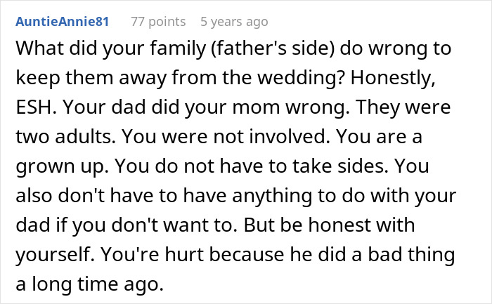 Bride Discovers Dad’s Dirty Secret Days Before Wedding And Kicks Him Out, Family Goes Ballistic