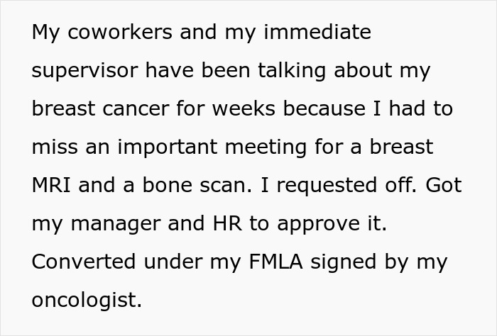 Cancer Survivor Lifts Her Shirt At Work To Silence The Rumors And Now Fears She Has Gone Too Far