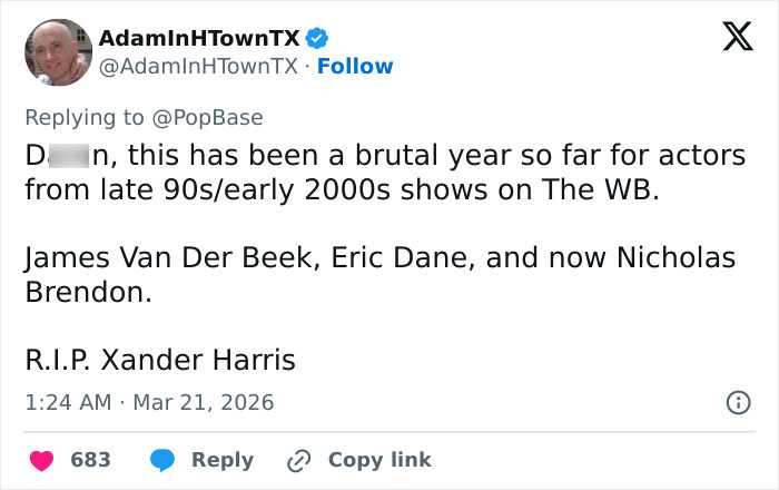 New Details About ‘Buffy the Vampire Slayer’ Alum Nicholas Brendon’s Passing Revealed