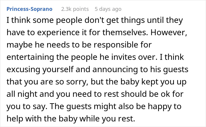Dad Refuses To Help With Newborn And Keeps Inviting Family Over, Wife Makes Him Walk In Her Shoes