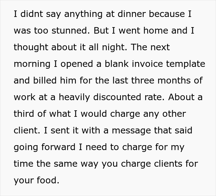 Guy Regrets Dissing Sister’s Whole Career After She Invoices Him For All Her Free Work Guy Regrets Dissing Sister’s Whole Career After She Invoices Him For All Her Free Work