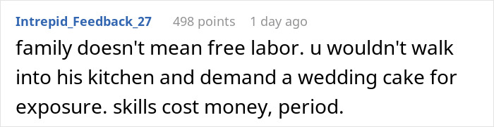 Guy Regrets Dissing Sister’s Whole Career After She Invoices Him For All Her Free Work Guy Regrets Dissing Sister’s Whole Career After She Invoices Him For All Her Free Work