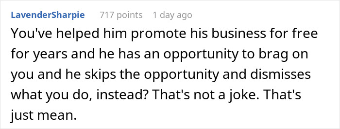 Guy Regrets Dissing Sister’s Whole Career After She Invoices Him For All Her Free Work Guy Regrets Dissing Sister’s Whole Career After She Invoices Him For All Her Free Work