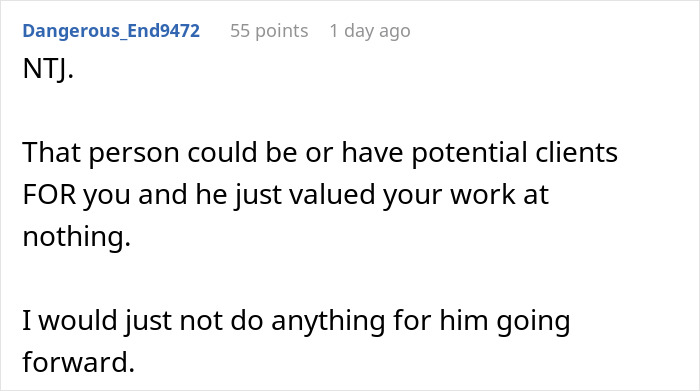 Guy Regrets Dissing Sister’s Whole Career After She Invoices Him For All Her Free Work Guy Regrets Dissing Sister’s Whole Career After She Invoices Him For All Her Free Work
