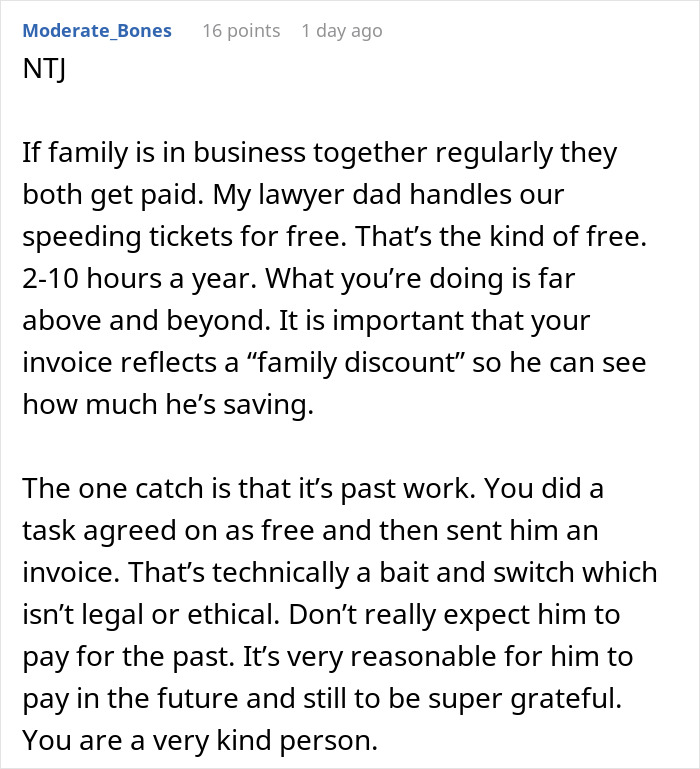 Guy Regrets Dissing Sister’s Whole Career After She Invoices Him For All Her Free Work Guy Regrets Dissing Sister’s Whole Career After She Invoices Him For All Her Free Work
