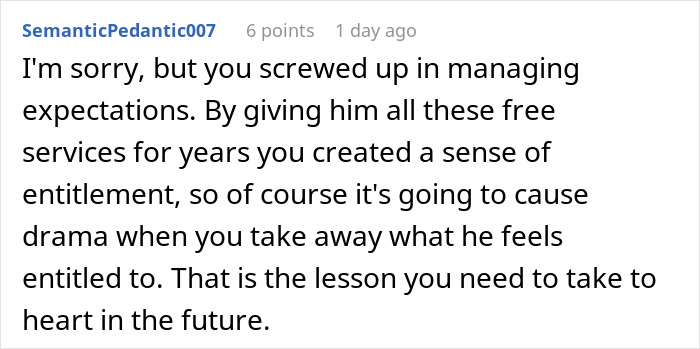 Guy Regrets Dissing Sister’s Whole Career After She Invoices Him For All Her Free Work Guy Regrets Dissing Sister’s Whole Career After She Invoices Him For All Her Free Work