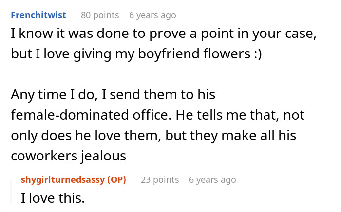 Man Thinks Nephew “Needs To Start Acting Like A Man,” Nephew’s GF Trolls Him With Pink Flowers